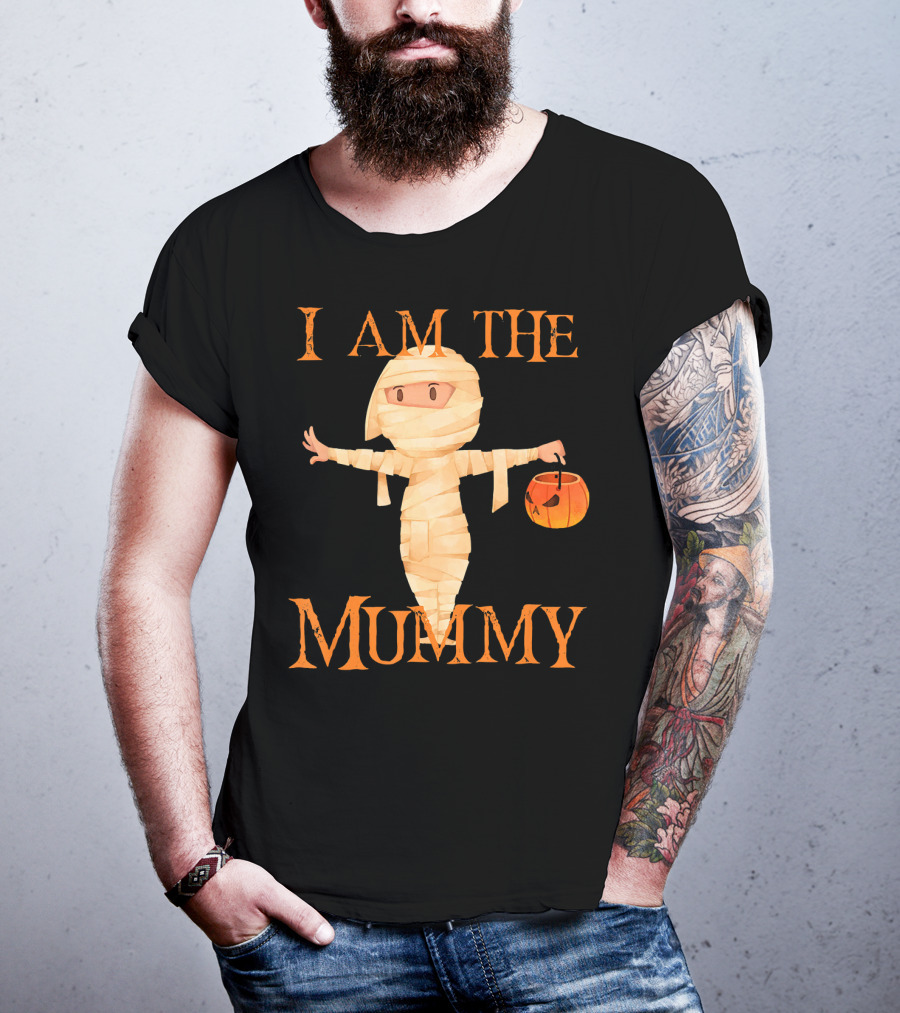 I Am The Mummy Matching Family Halloween T-Shirt