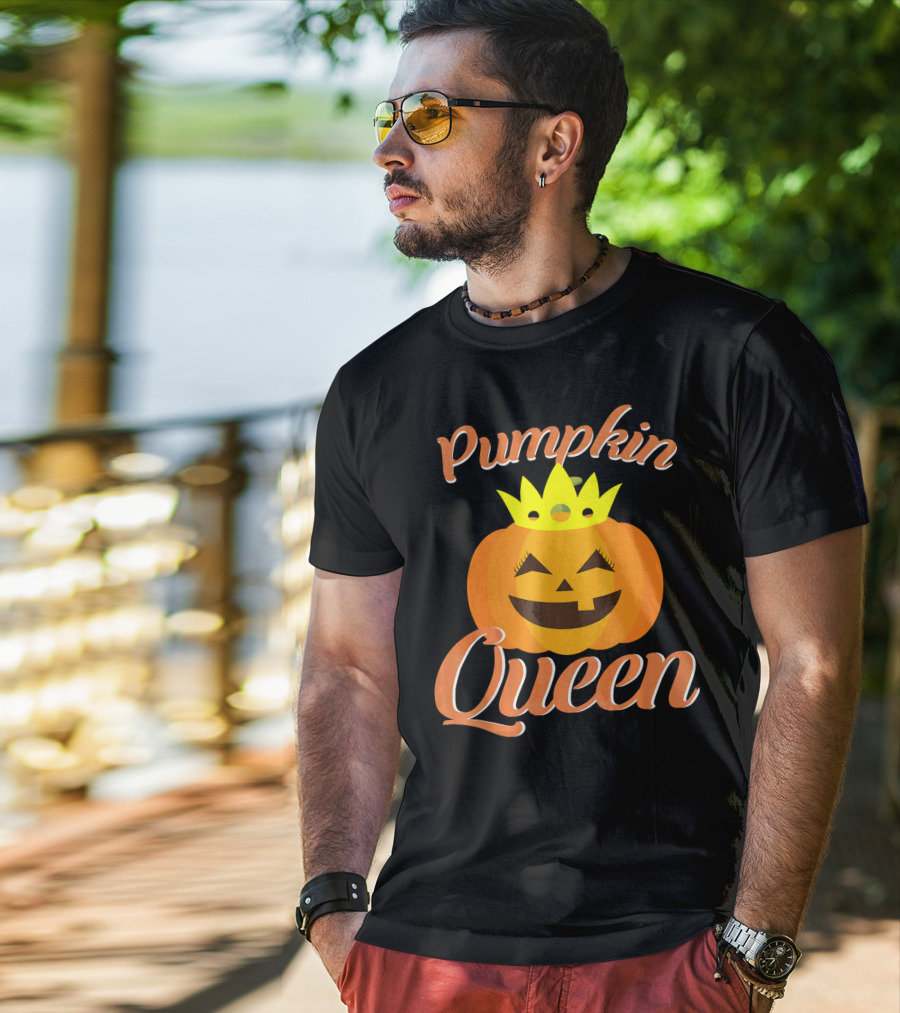 Pumpkin Queen Halloween Crown T-Shirt