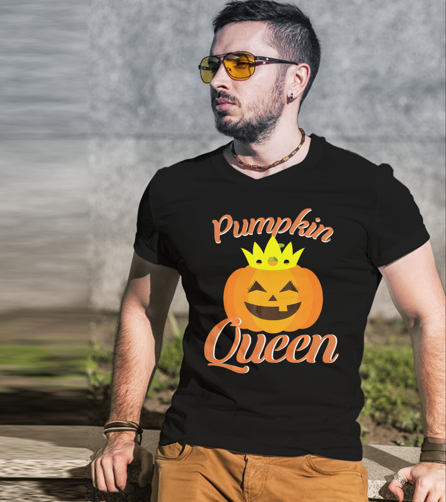 Pumpkin Queen Halloween Crown T-Shirt