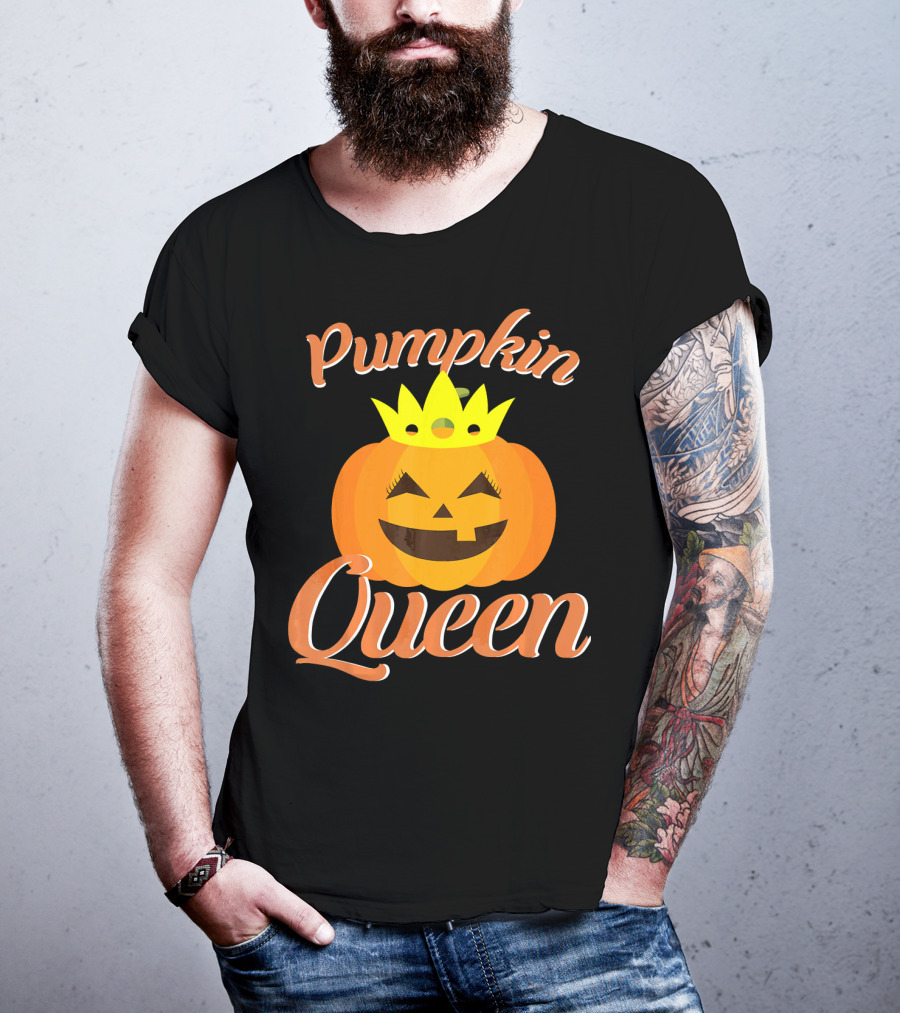 Pumpkin Queen Halloween Crown T-Shirt