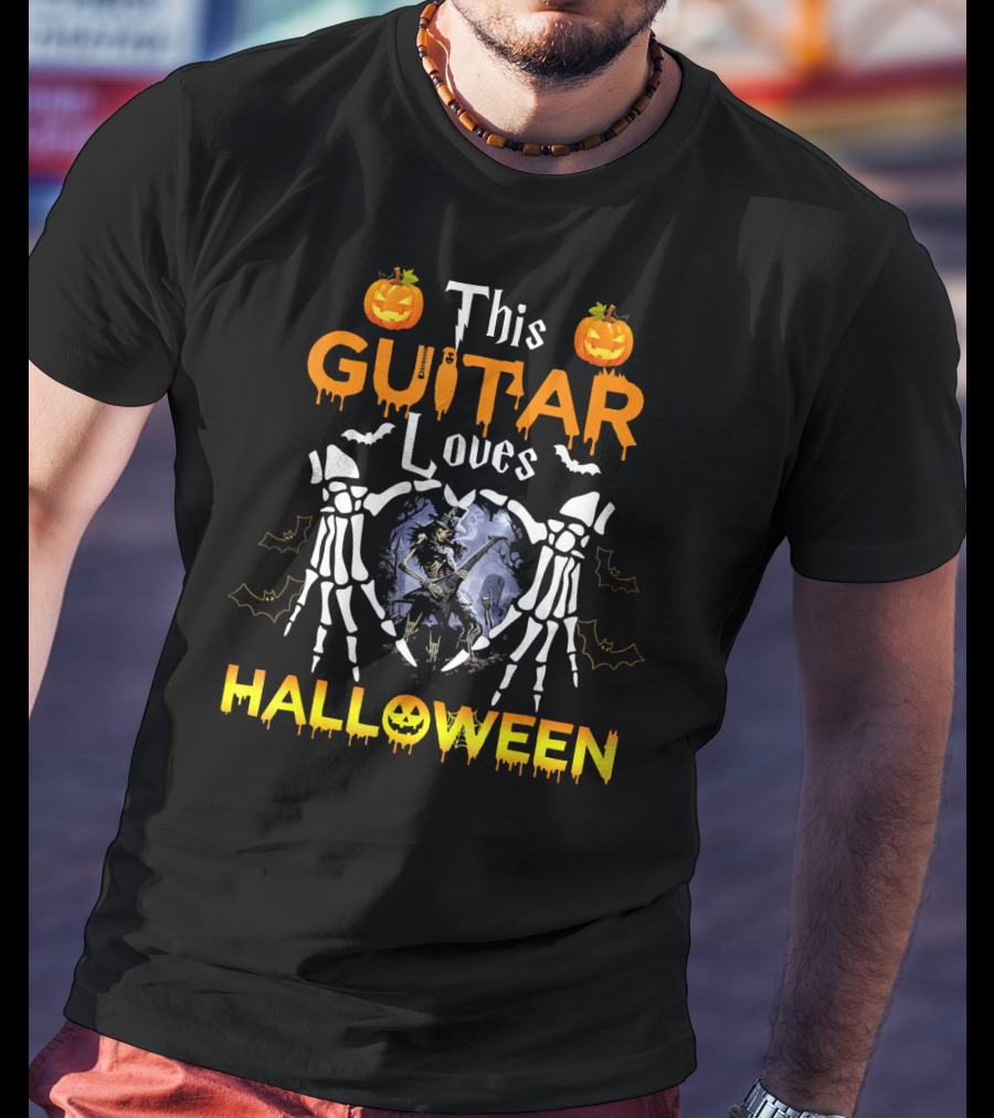 This Guitar Loves Halloween T-Shirt