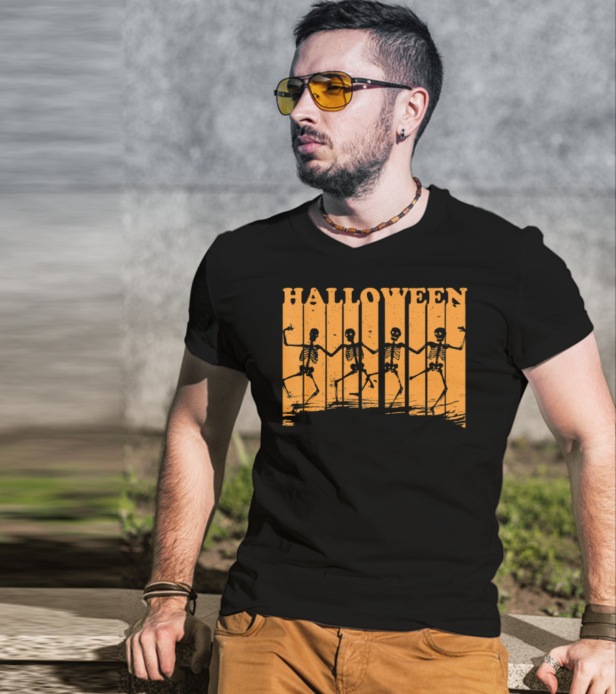 Halloween Dancing Skeletons T-Shirt