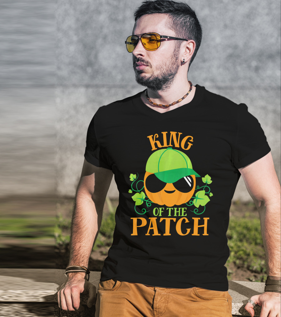 King Of The Patch Pumpkin Matching Famil T-Shirt