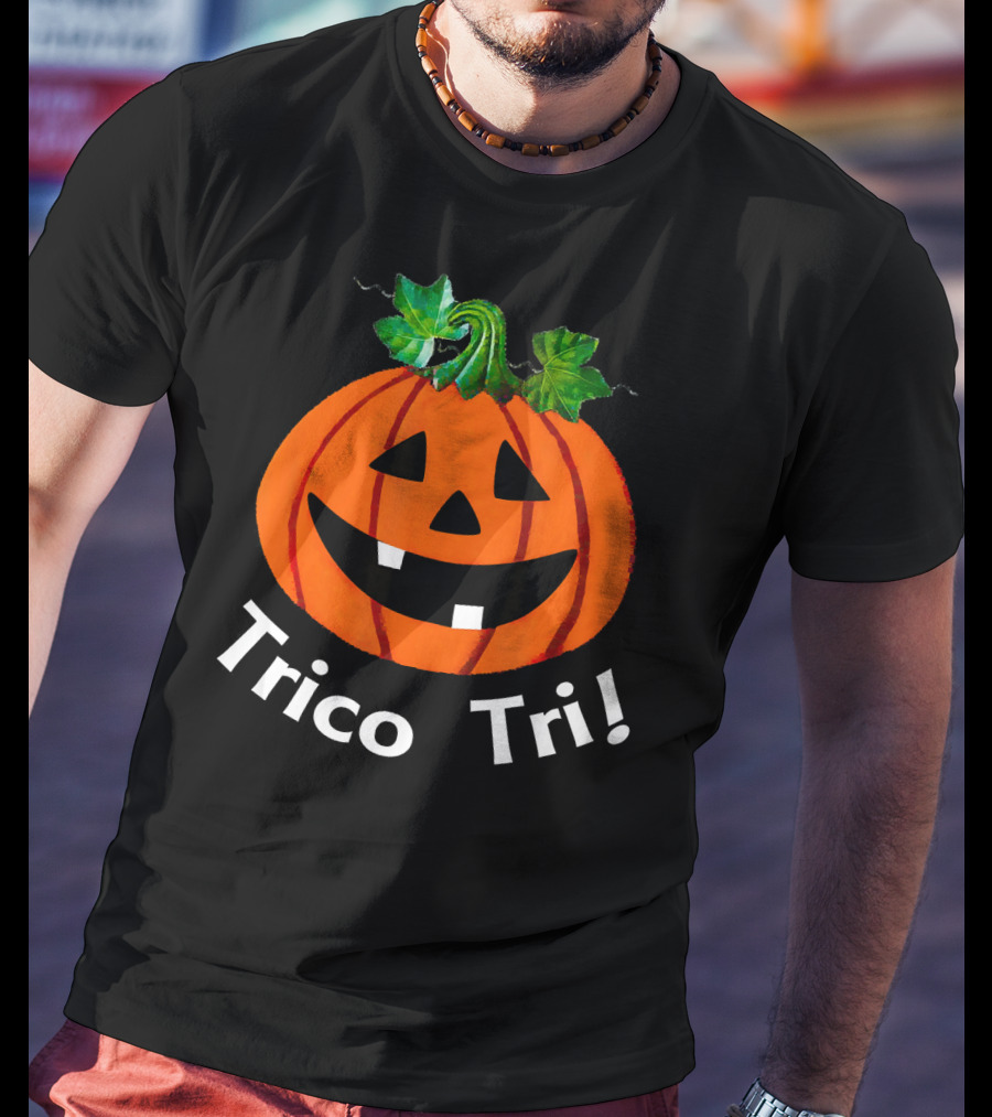 Trico Tri Pumpkin Halloween Jack-O'-Lantern T-Shirt