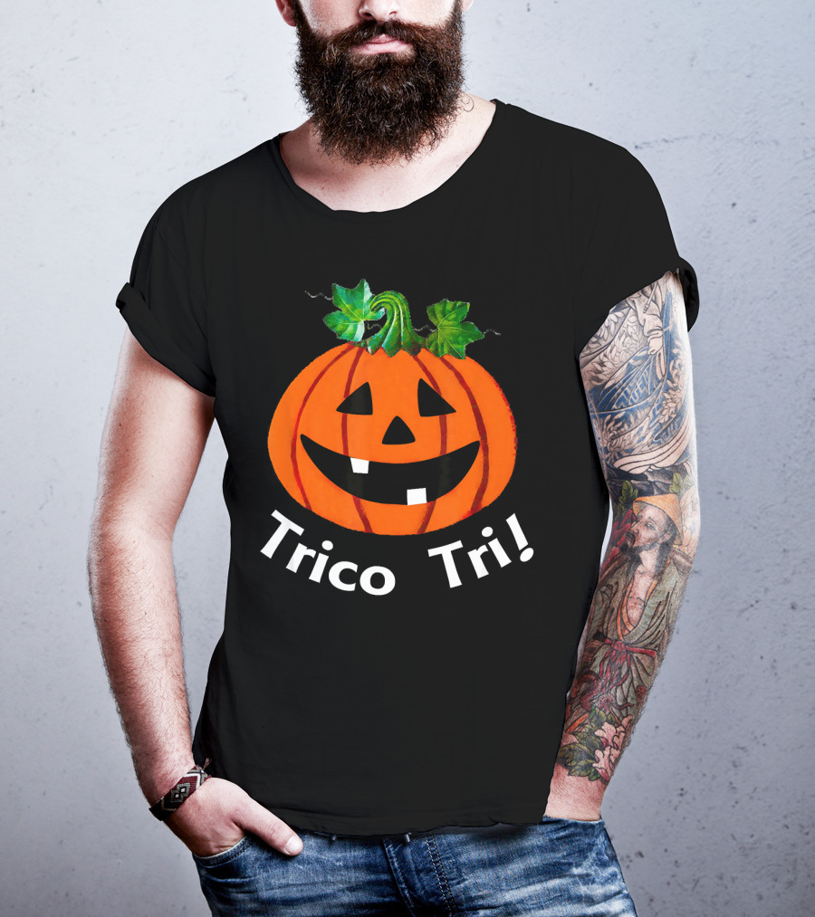 Trico Tri Pumpkin Halloween Jack-O'-Lantern T-Shirt