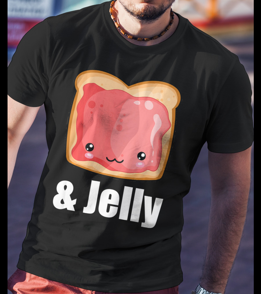 Kawaii Jelly Toast Cute Cartoon PB&J Matchi T-Shirt