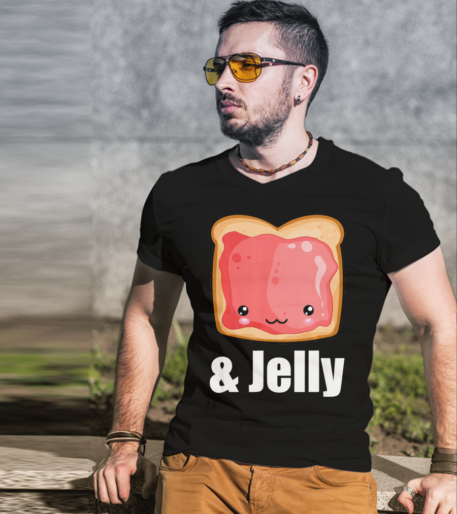 Kawaii Jelly Toast Cute Cartoon PB&J Matchi T-Shirt