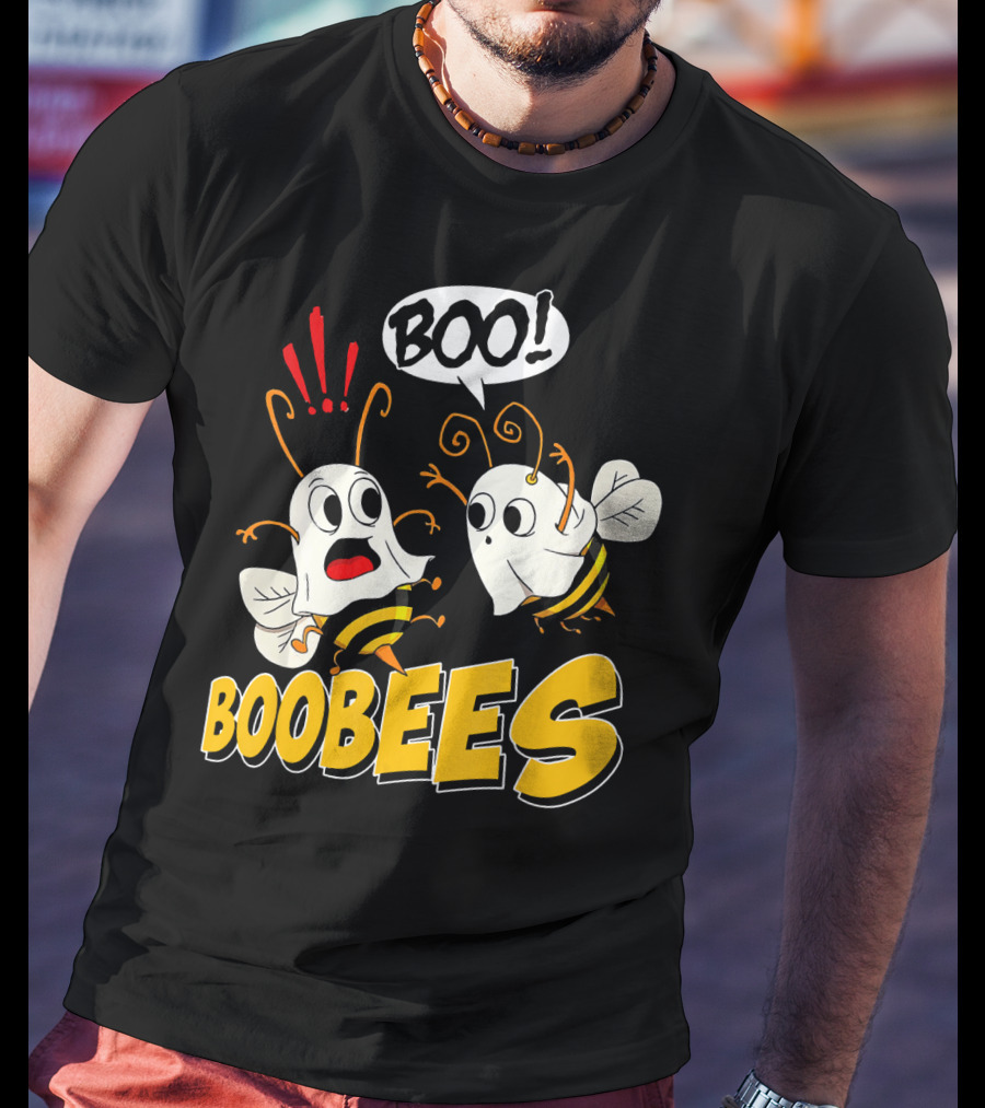 BOO Boobees Happy Halloween Day T-Shirt