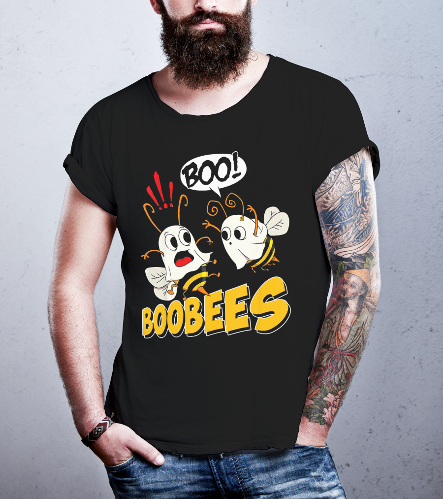 BOO Boobees Happy Halloween Day T-Shirt