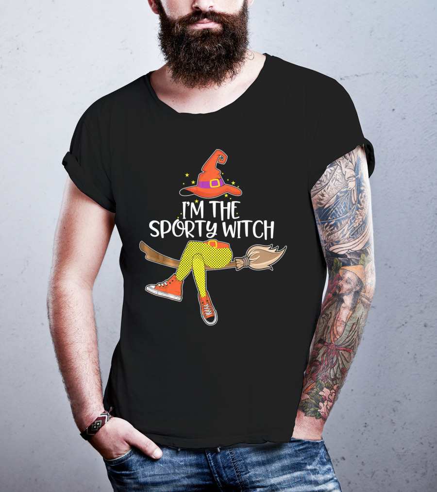 I'm The Sporty Witch Halloween Match T-Shirt