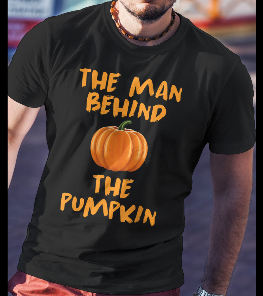Halloween The Man Behind The Pumpkin T-Shirt
