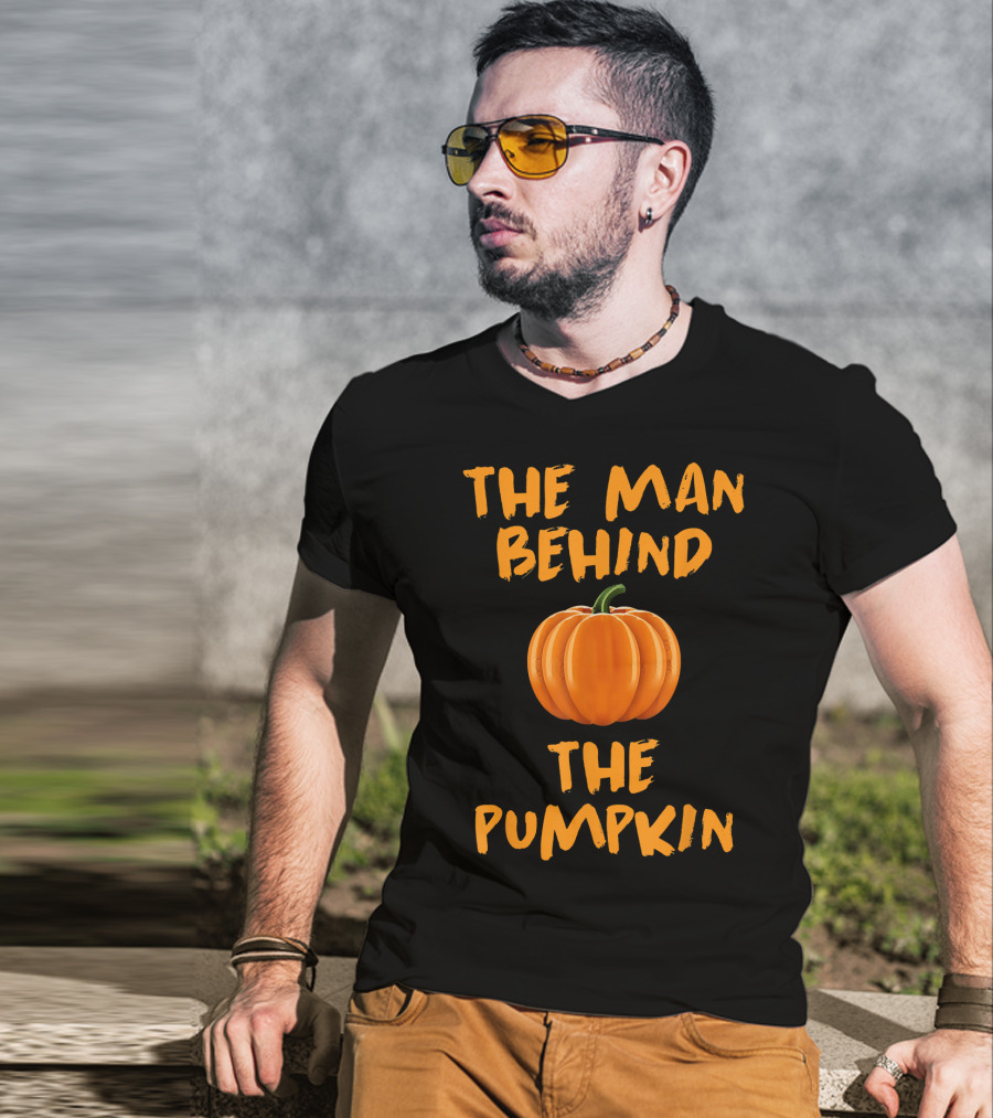 Halloween The Man Behind The Pumpkin T-Shirt