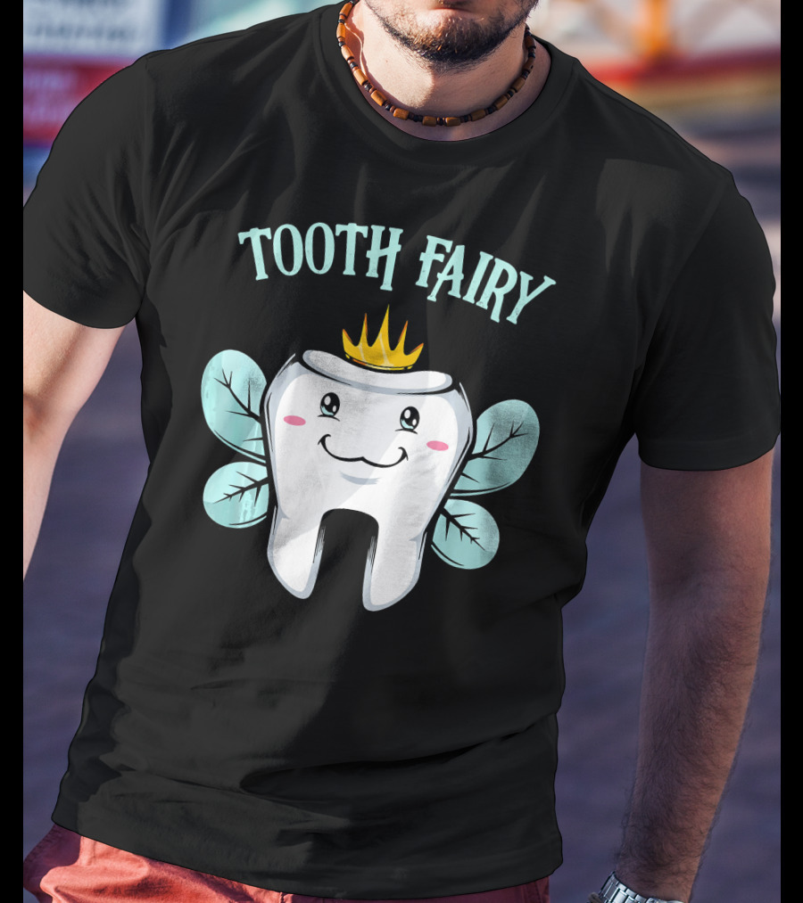 Tooth Fairy Crowned Fantasy Halloween Costume T-Shirt