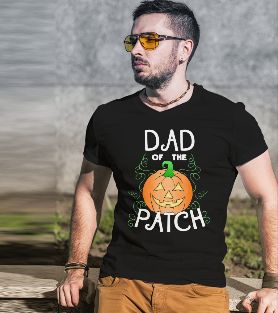Dad Of The Pumpkin Patch Halloween T-Shirt