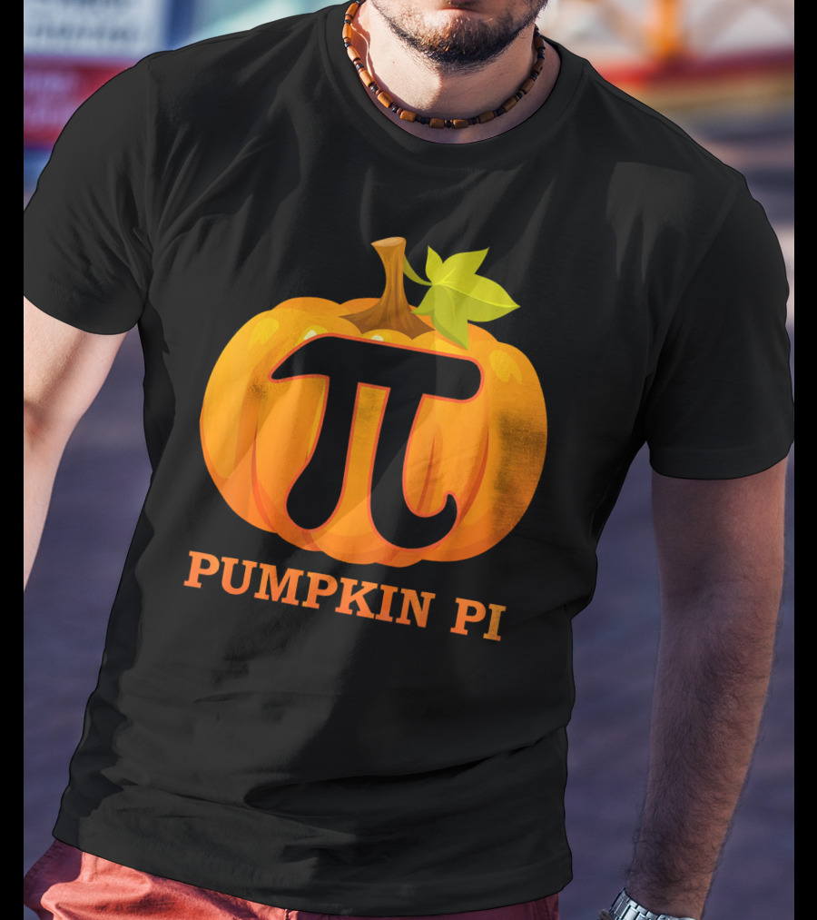 Pumpkin Pi Halloween Costume Math Pie T-Shirt