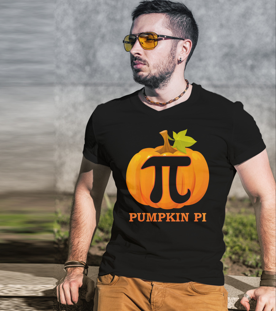 Pumpkin Pi Halloween Costume Math Pie T-Shirt