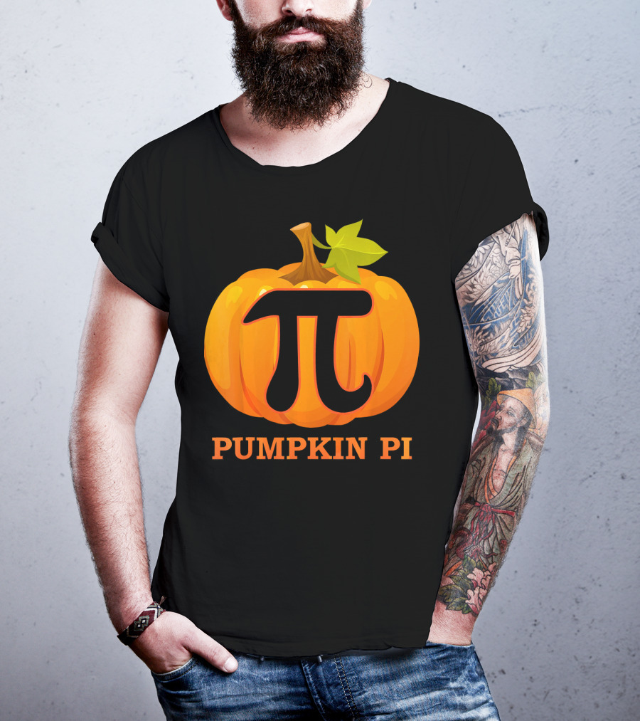 Pumpkin Pi Halloween Costume Math Pie T-Shirt