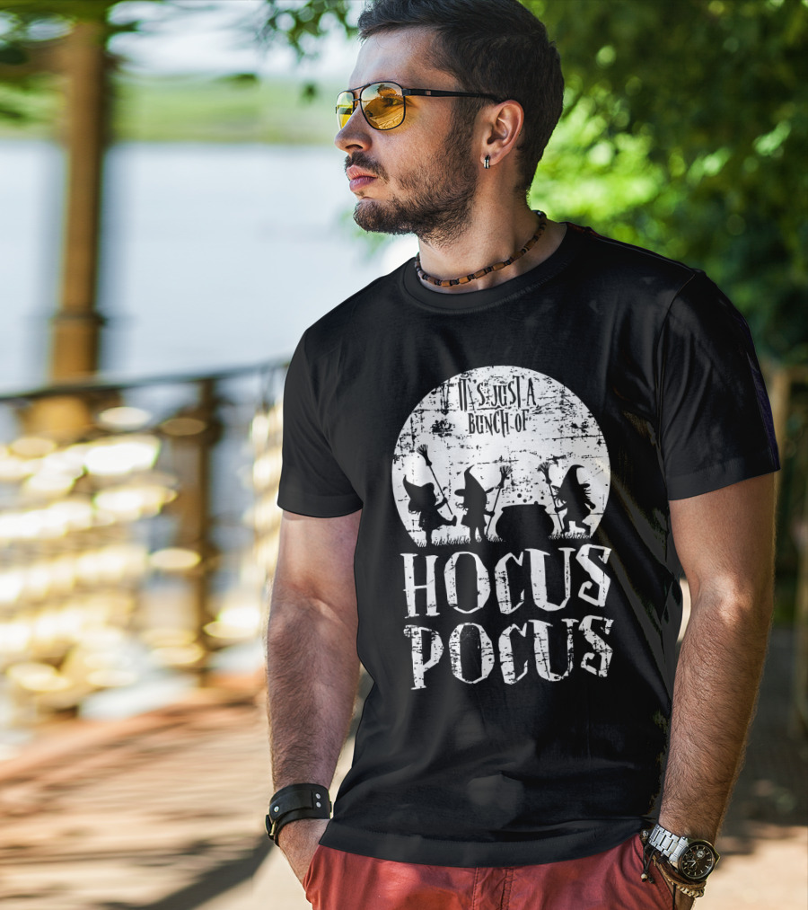 It's Just A Bunch Of Hocus Pocus Silhouette Trio T-Shirt