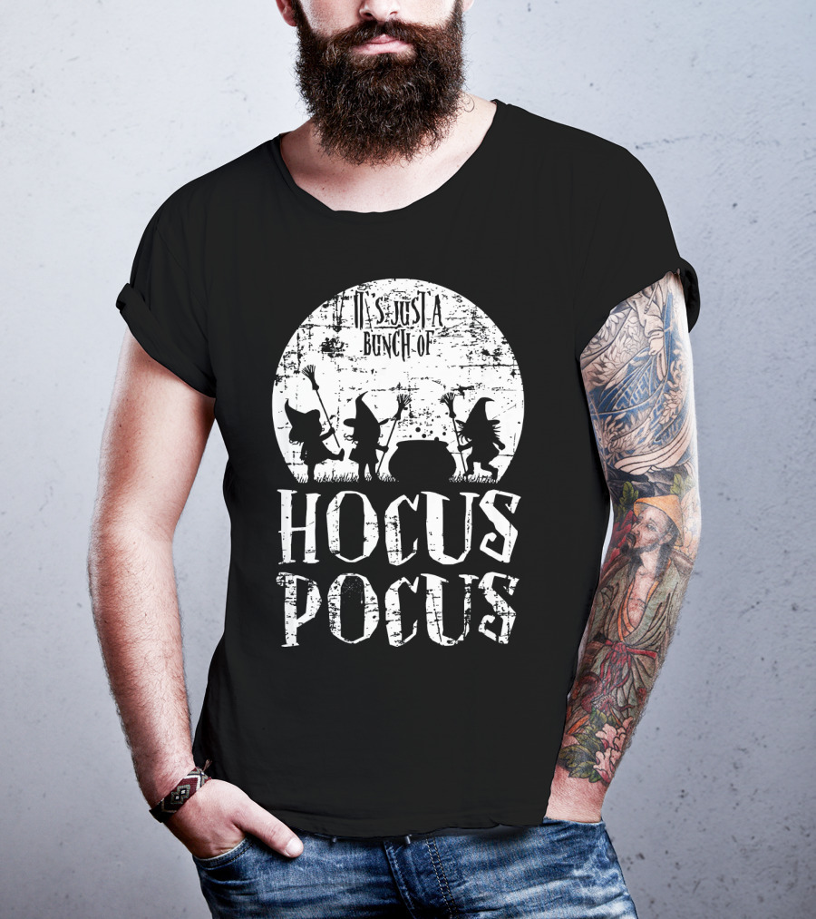 It's Just A Bunch Of Hocus Pocus Silhouette Trio T-Shirt