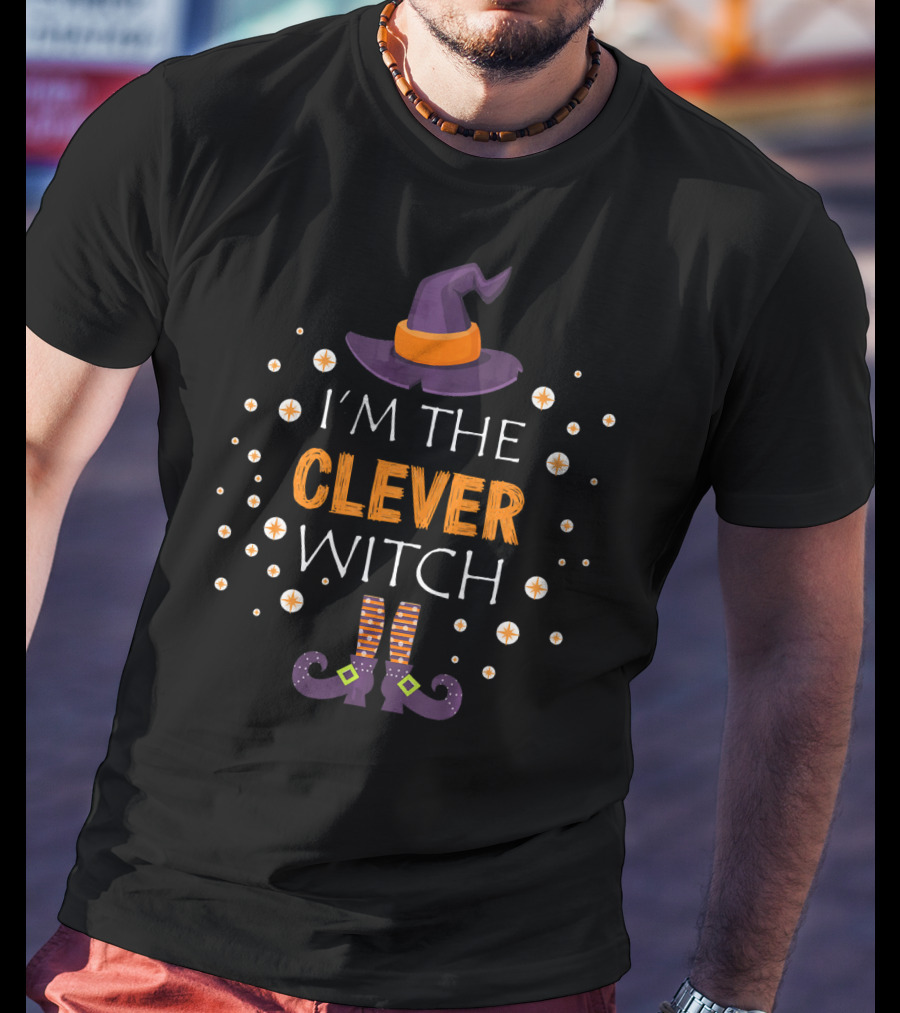 I'm The Clever Witch Halloween Family Group Matching T-Shirt