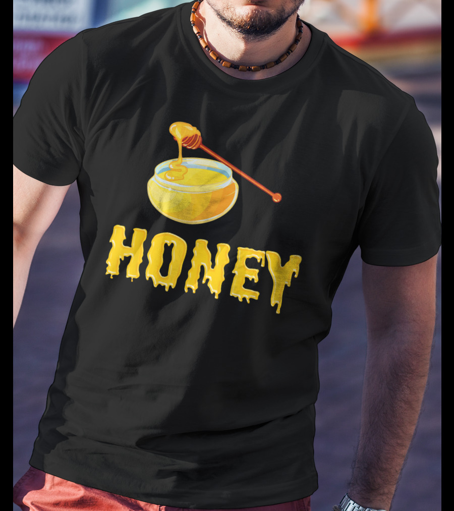 Honeypot Honey Dripping From Golden Jar T-Shirt