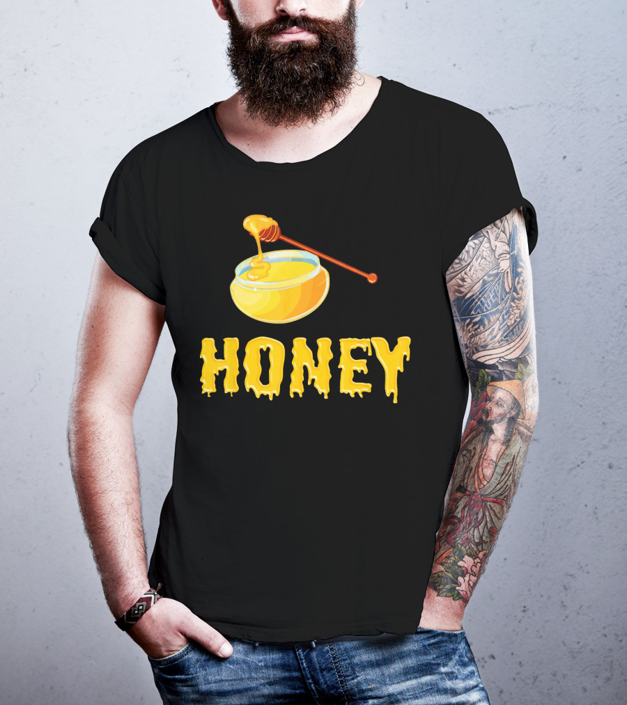 Honeypot Honey Dripping From Golden Jar T-Shirt
