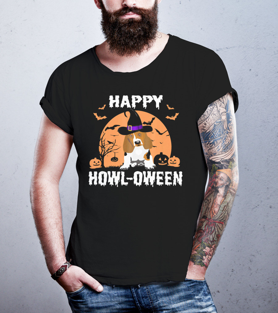 Happy Howl-Oween Beagle Halloween T-Shirt
