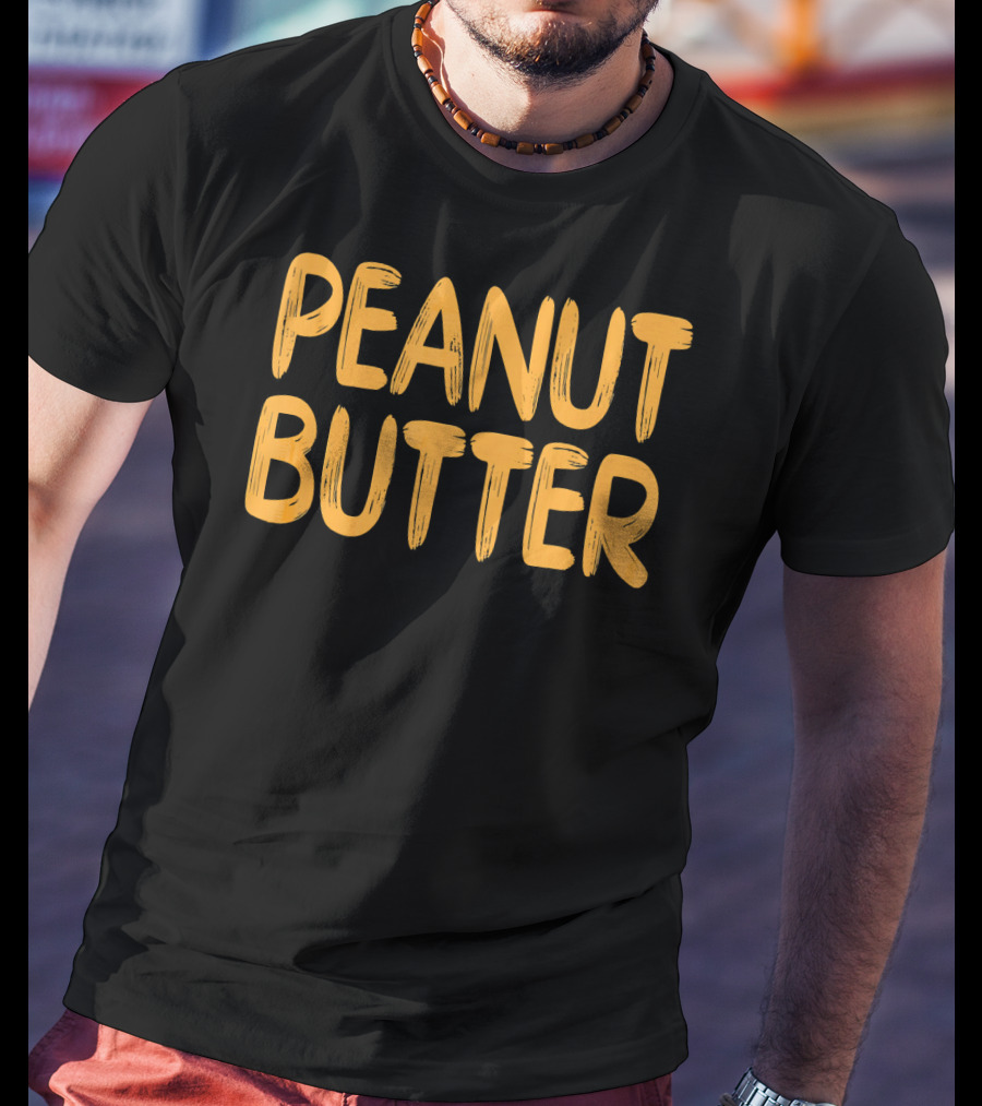 Fun Peanut Butter Halloween Matching Cos Group Costume Idea T-Shirt