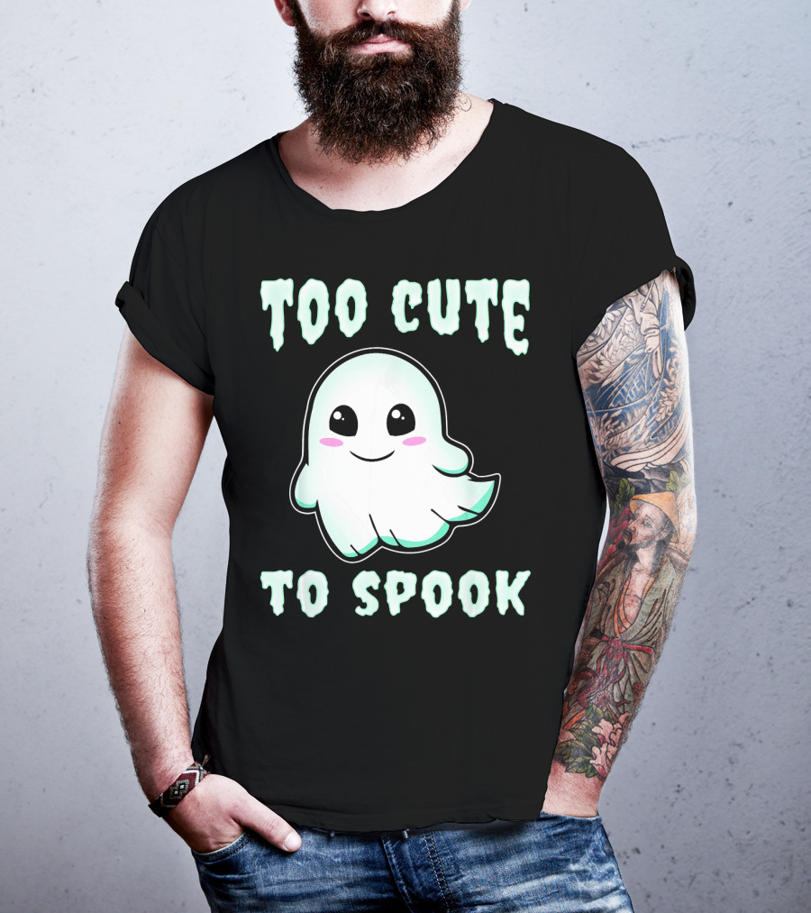 Too Cute To Spook Ghost Charm T-Shirt