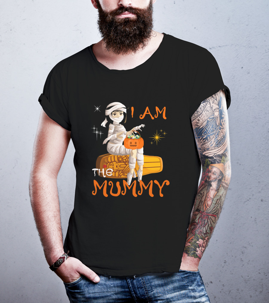 I Am The Mummy Halloween Night Costume Tri T-Shirt