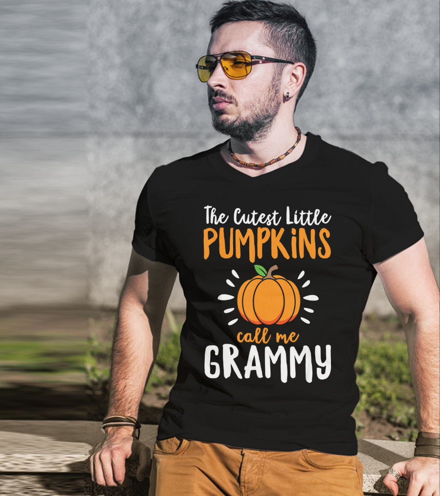 The Cutest Little Pumpkins Call Me Grammy Pumpkin T-Shirt