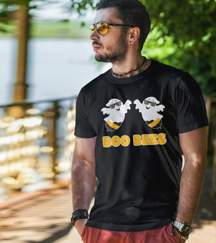 Boo Bees Ghosts With Sunglasses Matching T-Shirt