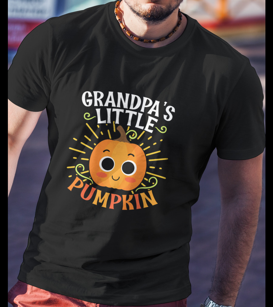 Grandpa's Little Pumpkin Halloween T-Shirt