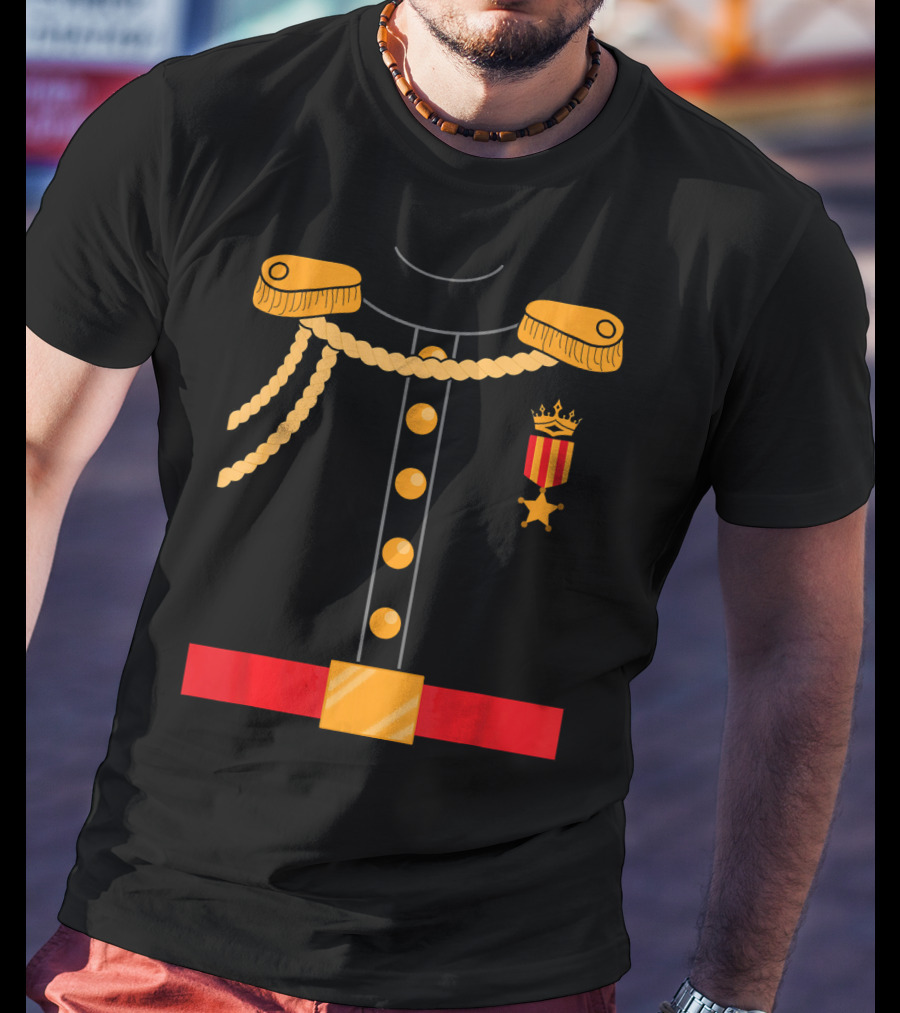Prince Costume Fairy Tale Royal Prince Regal Jacket Emblem T-Shirt