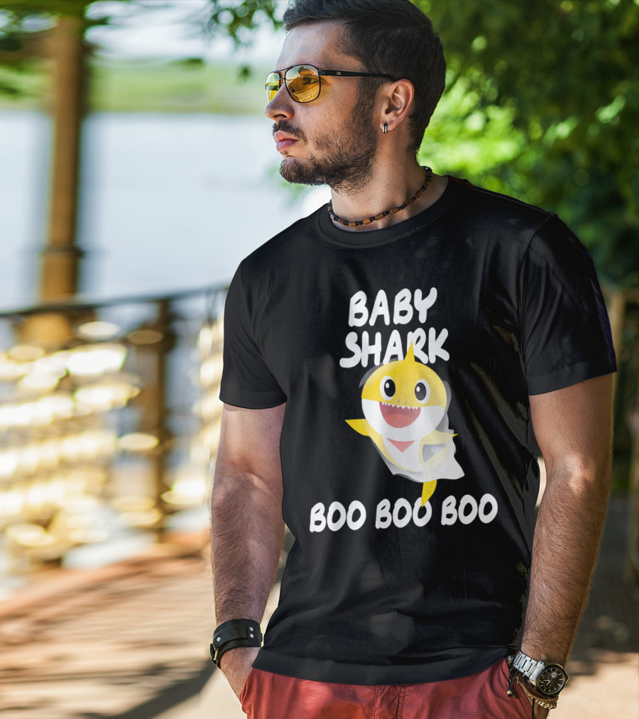 Baby Shark Halloween Boo Boo Boo T-Shirt
