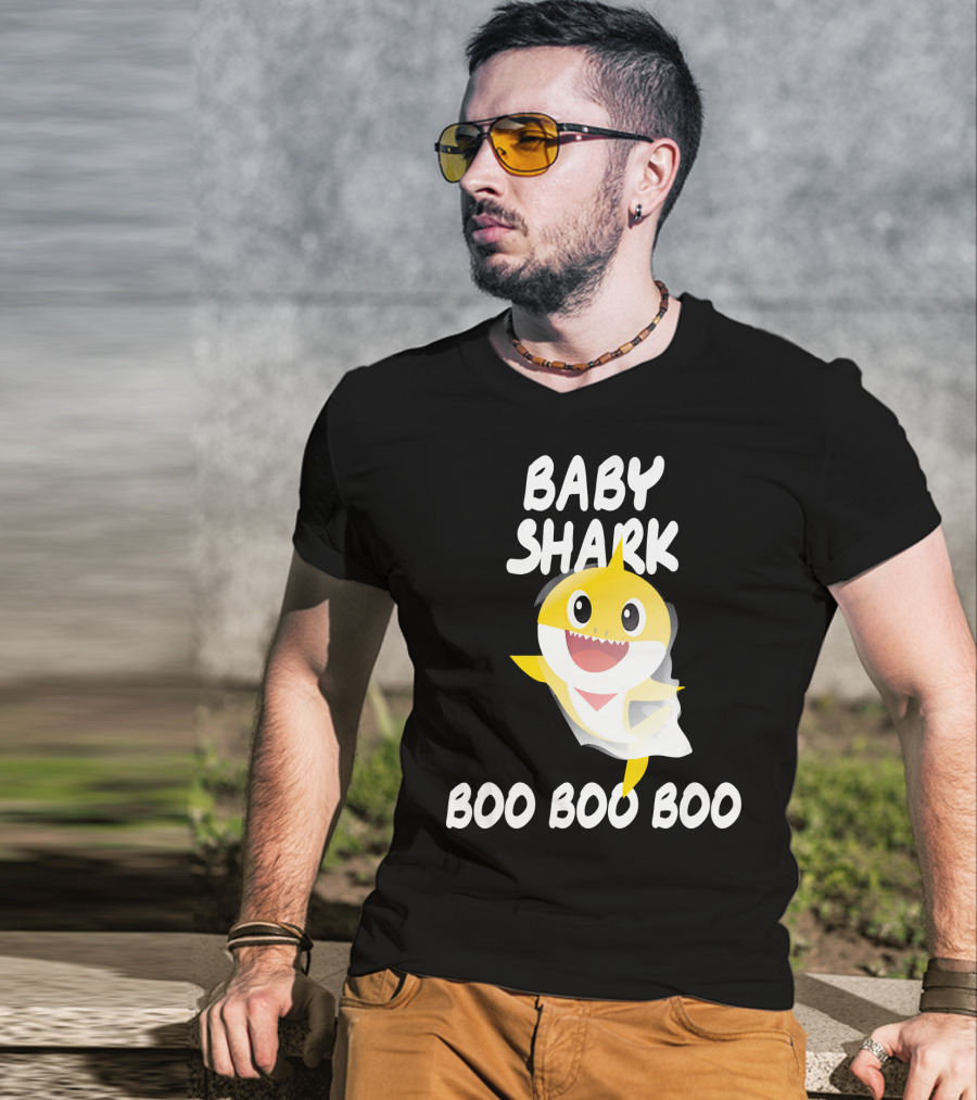 Baby Shark Halloween Boo Boo Boo T-Shirt