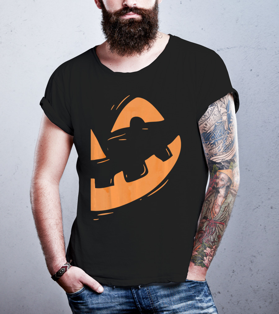 Jack O Lantern Pumpkin Face Halloween Smile T-Shirt