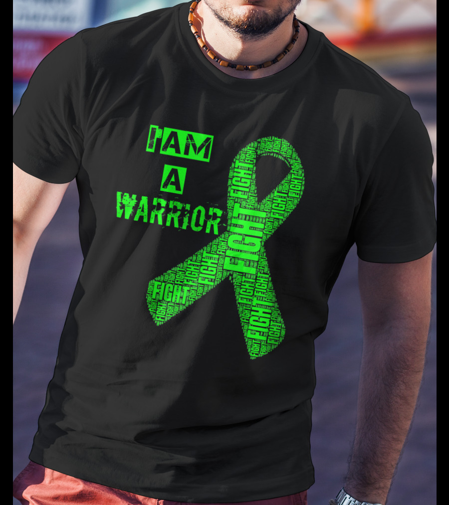 I Am A Warrior Fight Lymphoma Cancer Awareness T-Shirt