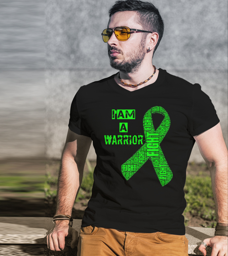 I Am A Warrior Fight Lymphoma Cancer Awareness T-Shirt