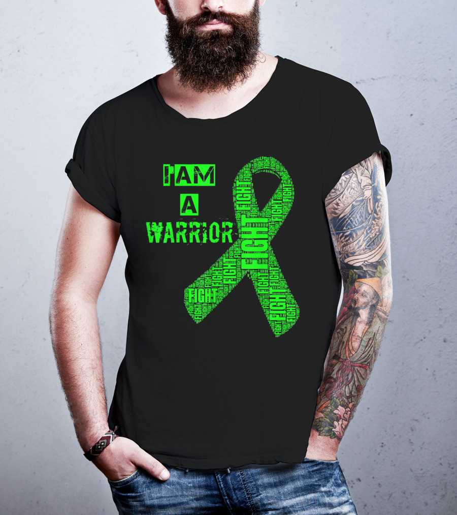 I Am A Warrior Fight Lymphoma Cancer Awareness T-Shirt