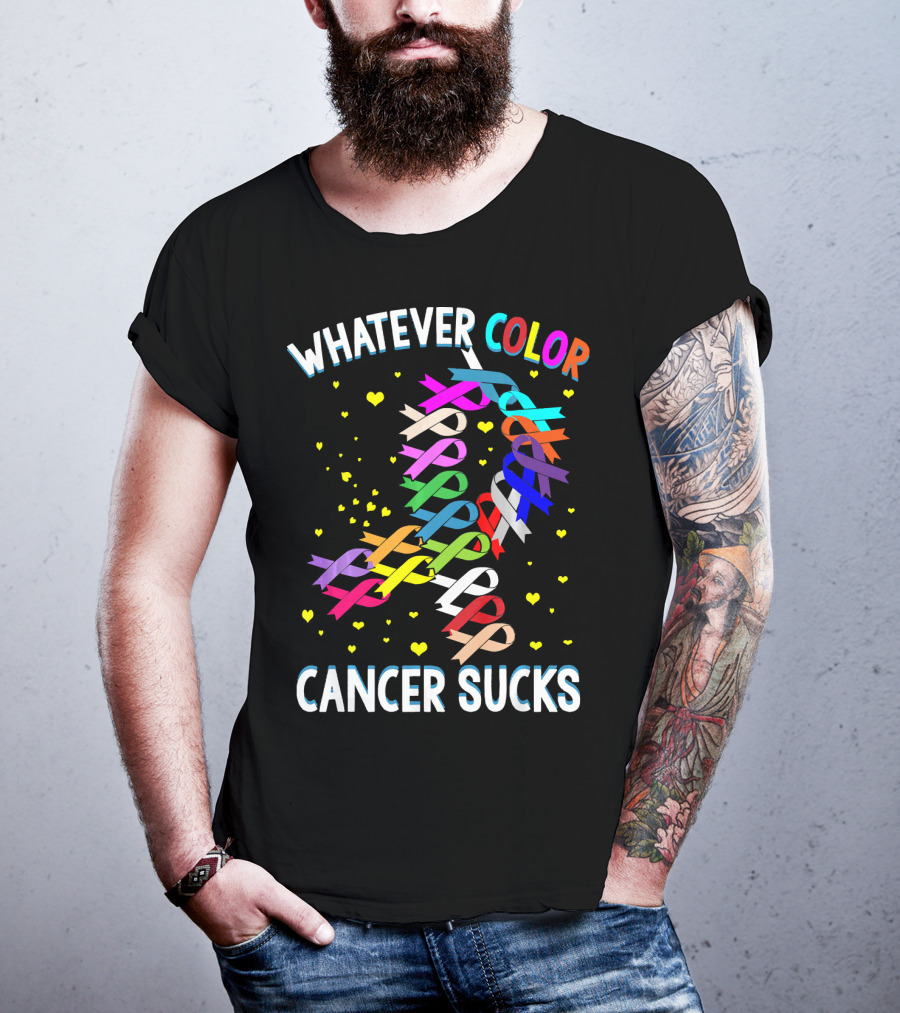 Cancer Sucks Whatever Color T-Shirt