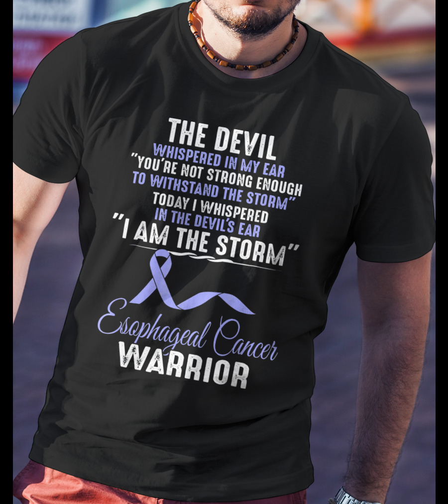 I Am The Storm Esophageal Cancer Warrior T-Shirt