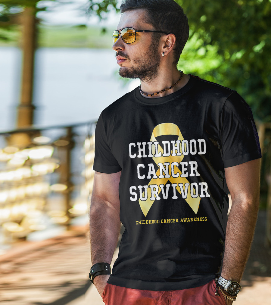 Childhood Cancer Survivor Childhood Cancer Awareness T-Shirt