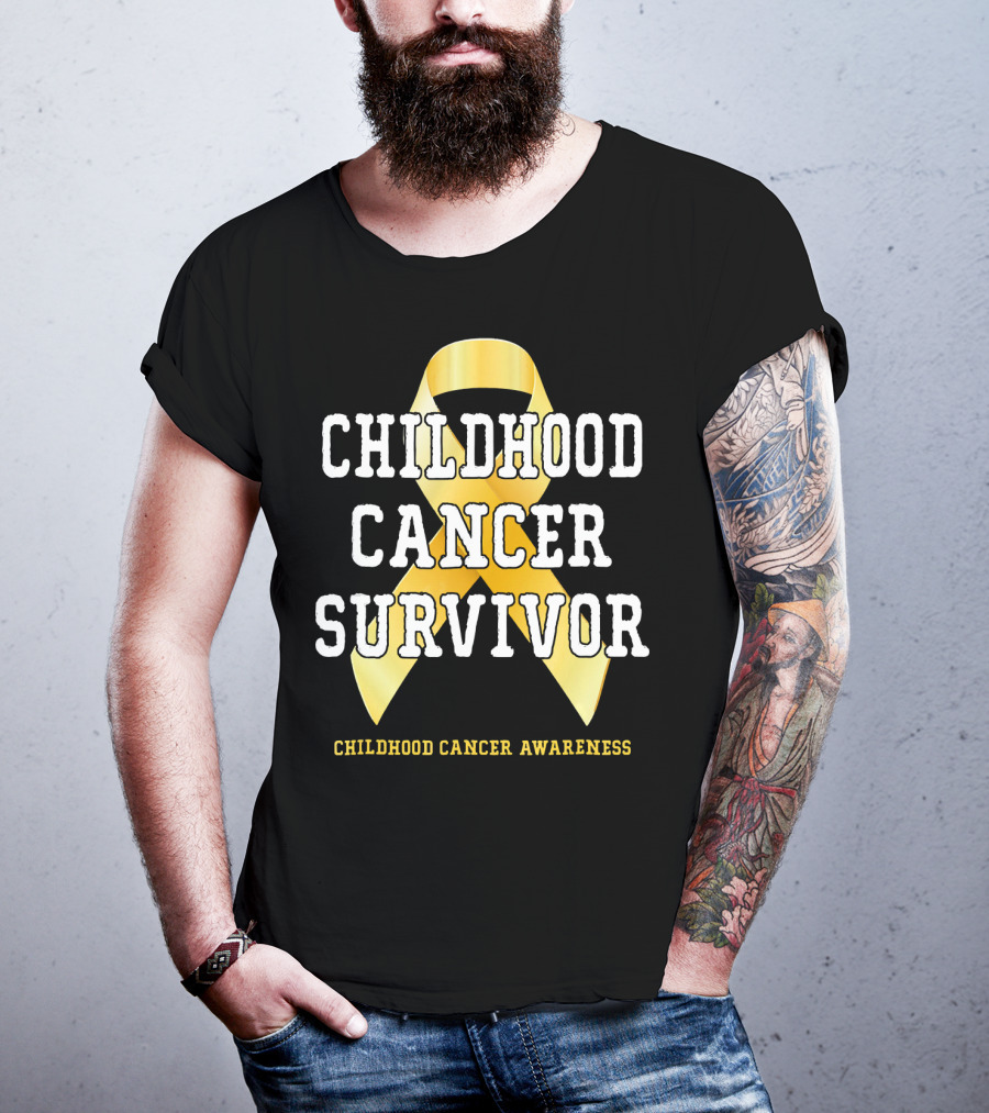 Childhood Cancer Survivor Childhood Cancer Awareness T-Shirt