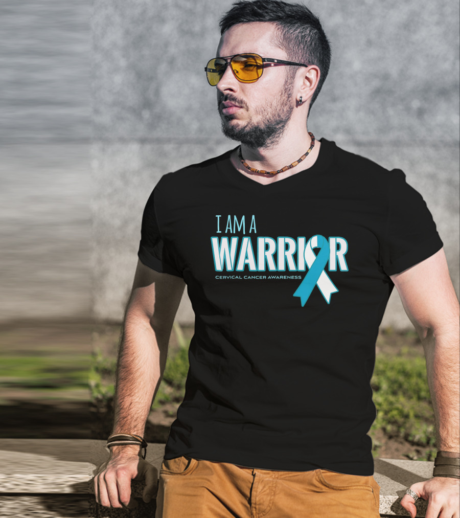 I Am A Warrior Cervical Cancer Awareness T-Shirt