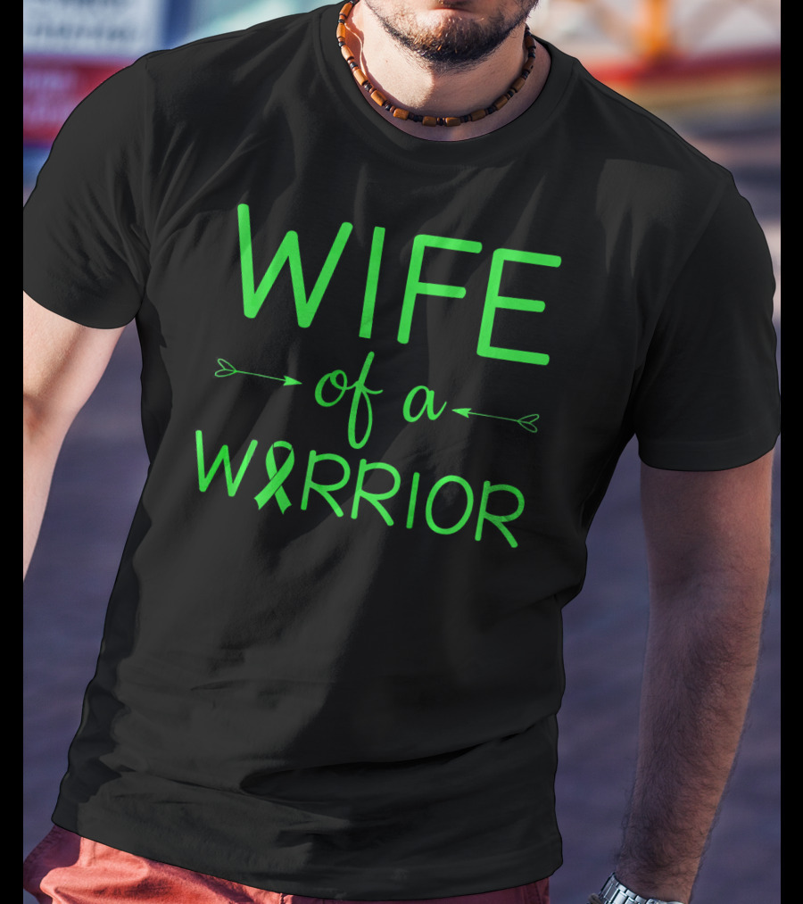 Wife Of A Warrior Green T-Shirt