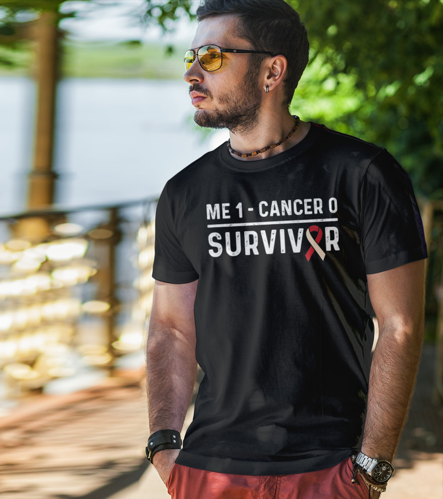 ME 1 CANCER 0 SURVIVOR T-Shirt