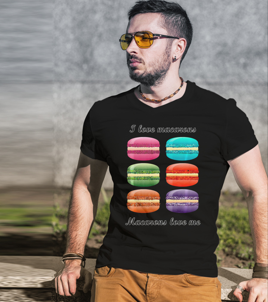 I Love Macarons Macarons Love Me T-Shirt