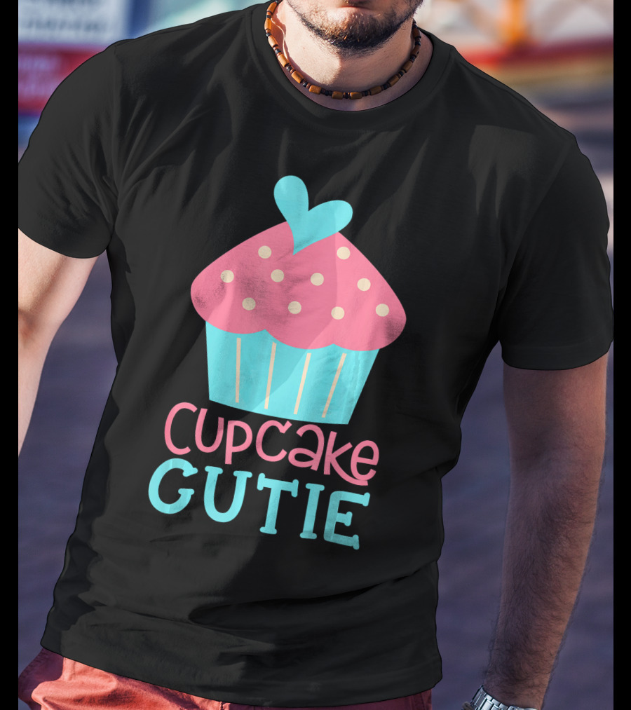 Cupcake Gutie Cute Heart Polka Dot Kawaii T-Shirt