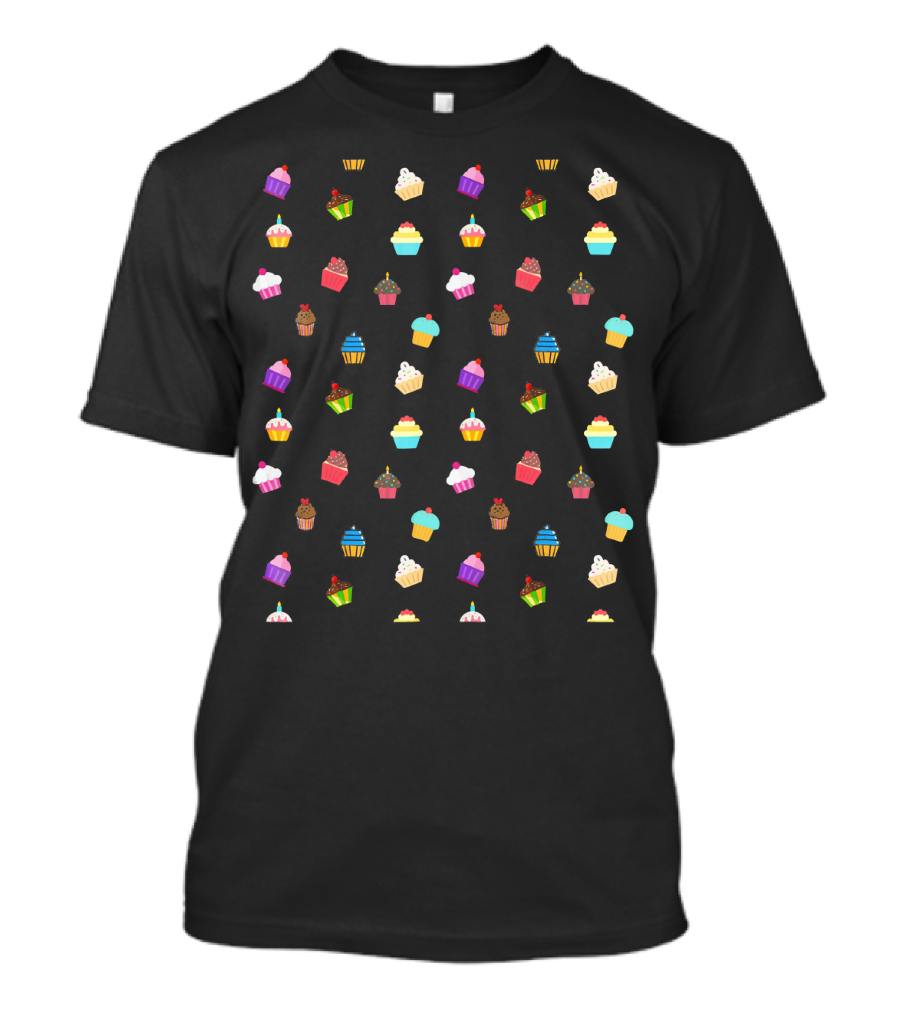Cute Colorful Cupcake Queen Baking Dessert T-Shirt